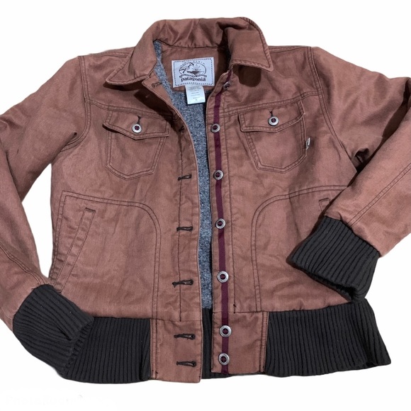 Patagonia Jackets & Blazers - Rare 🤩 Patagonia Hemp Denim Rhythm Jacket Brown